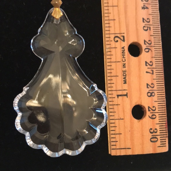 🎀 Vintage French Cut Crystal Pendant- You will 💕 love this piece of glamour. - Picture 5 of 13